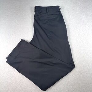 Nike Golf Dri-Fit Golf Pants Mens 34x30 fits 36x30 Black Active Golfing